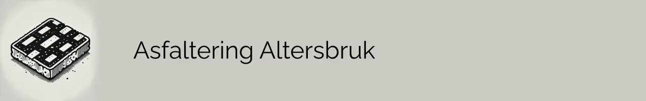 Asfaltering Altersbruk