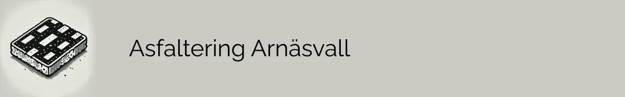 Asfaltering Arnäsvall