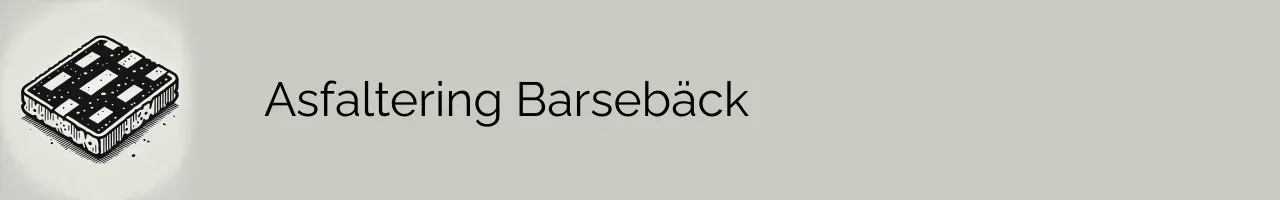 Asfaltering Barsebäck