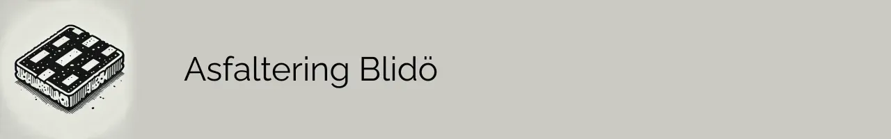 Asfaltering Blidö