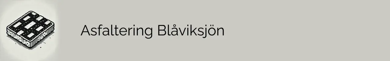 Asfaltering Blåviksjön