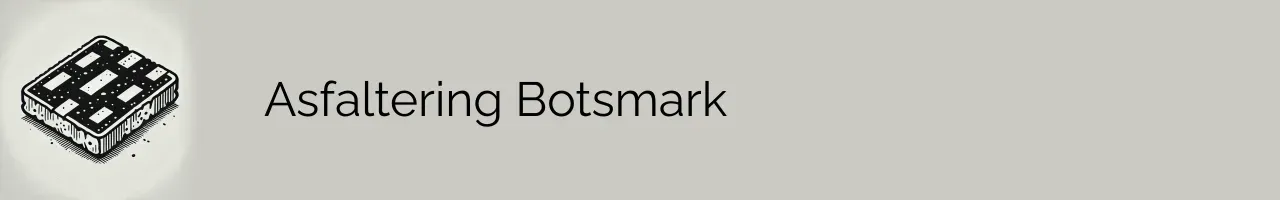 Asfaltering Botsmark