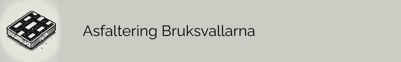 Asfaltering Bruksvallarna