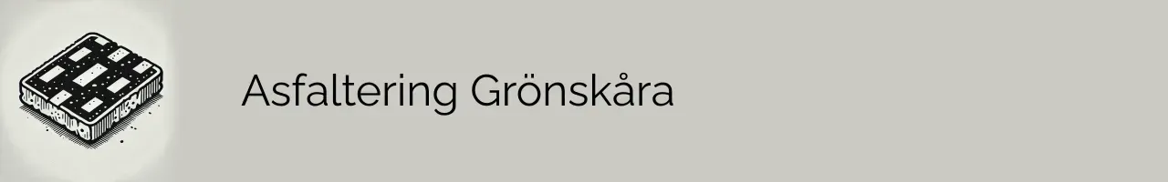 Asfaltering Grönskåra