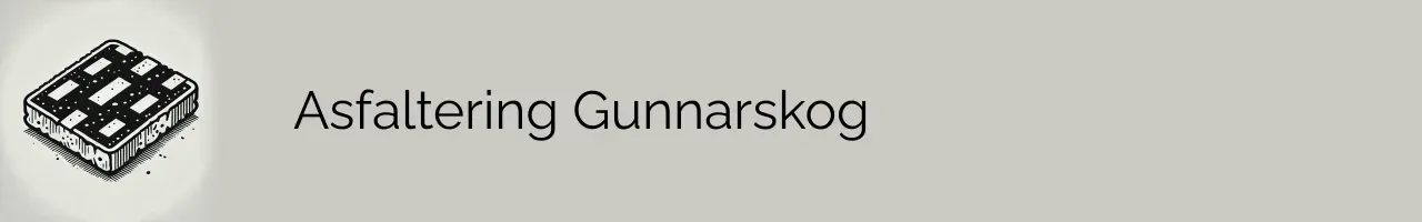 Asfaltering Gunnarskog