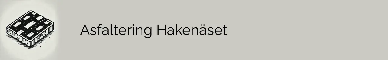 Asfaltering Hakenäset