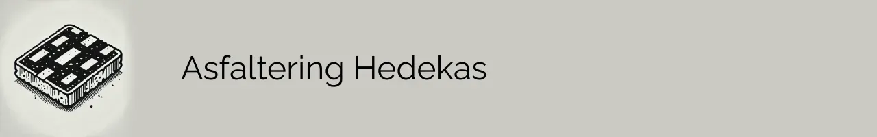 Asfaltering Hedekas