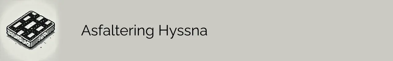 Asfaltering Hyssna