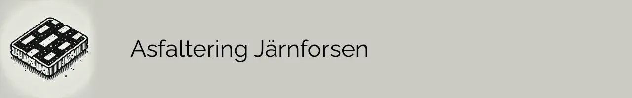 Asfaltering Järnforsen