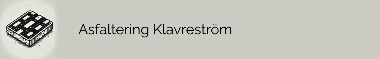 Asfaltering Klavreström