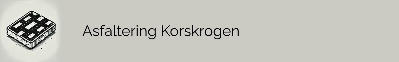 Asfaltering Korskrogen