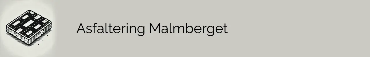 Asfaltering Malmberget