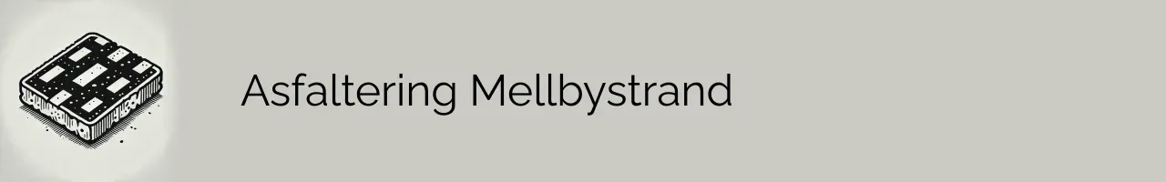 Asfaltering Mellbystrand