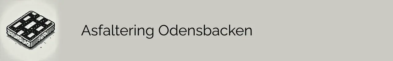 Asfaltering Odensbacken