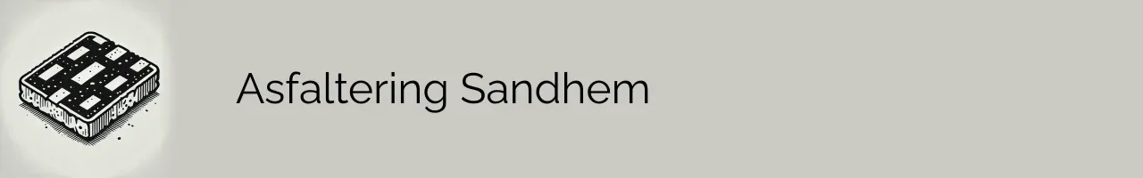 Asfaltering Sandhem