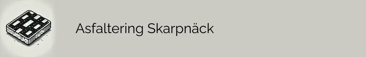 Asfaltering Skarpnäck