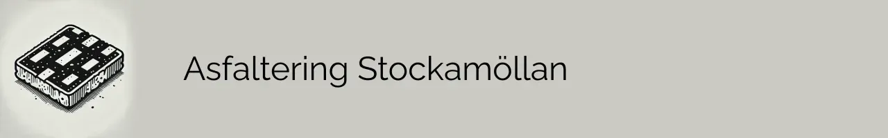 Asfaltering Stockamöllan