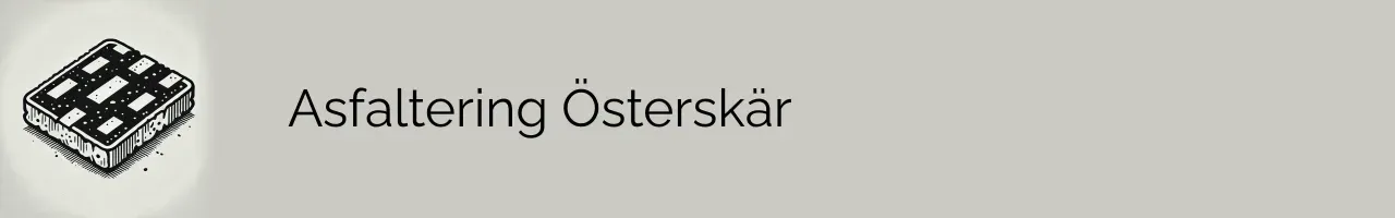 Asfaltering Österskär